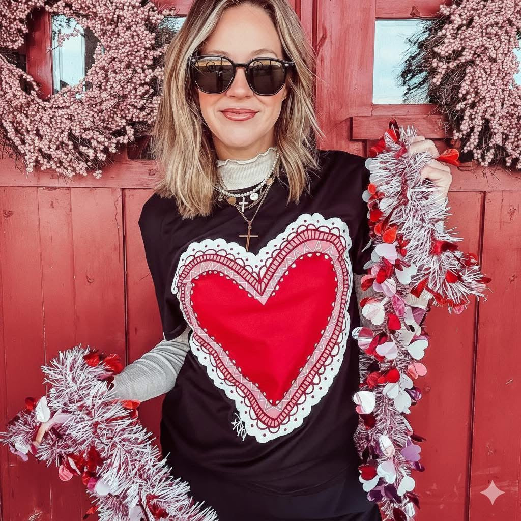 HYEON heart powan tee ハートポワンティー Lace Heart Tee – The Pearl Rack