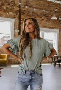 Jane Textured Blouse