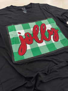 Jolly Plaid Tee