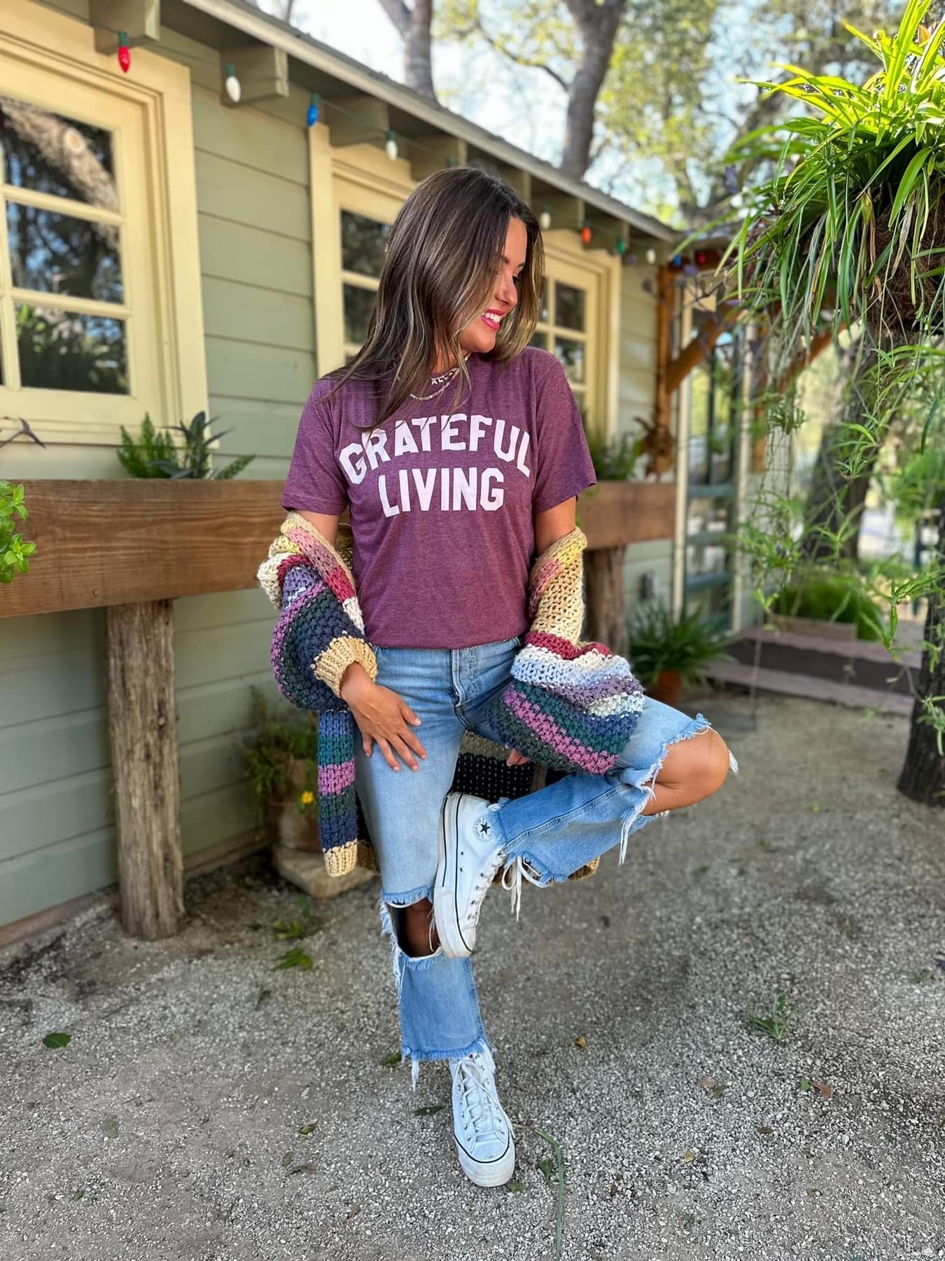 Grateful Living Tee