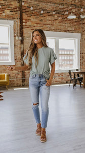 Jane Textured Blouse