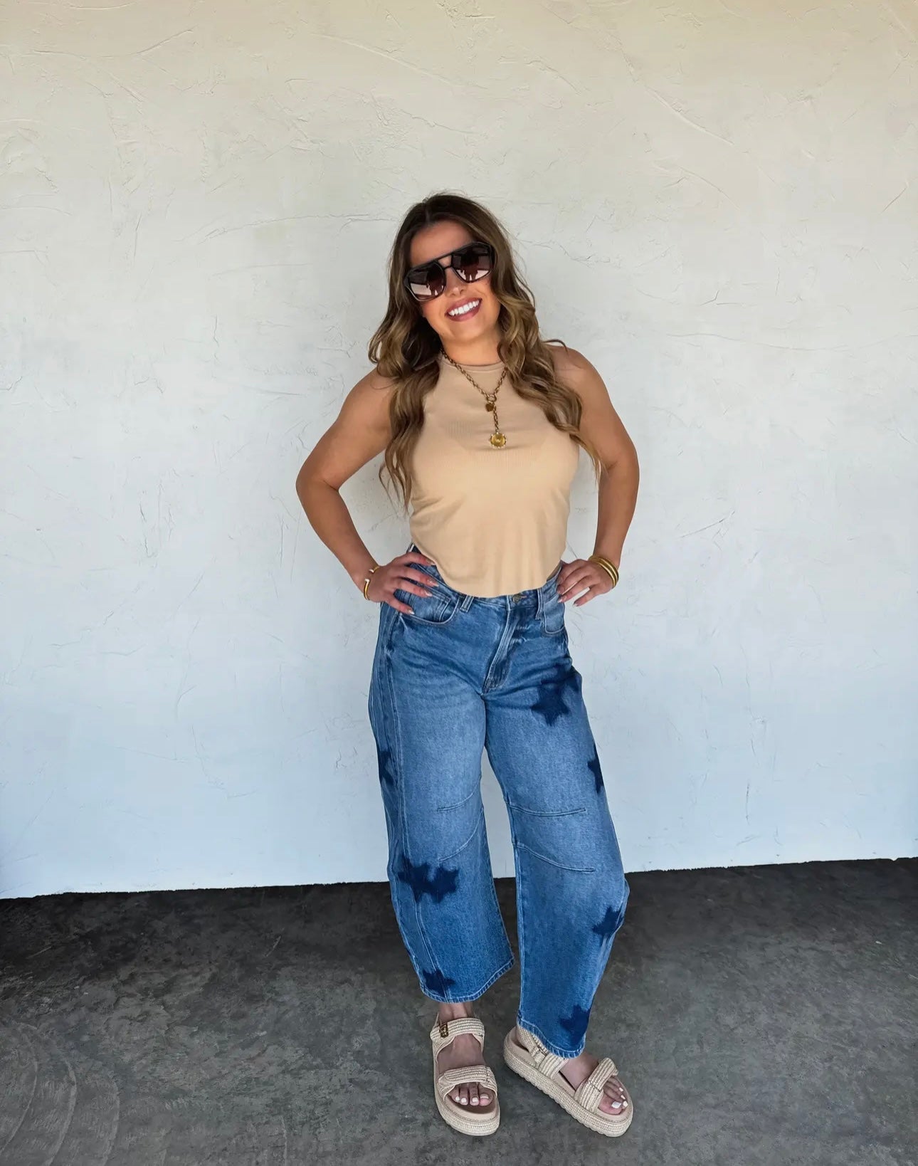 Star Barrel Jeans