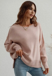 Dolman Sleeve Knit Sweater