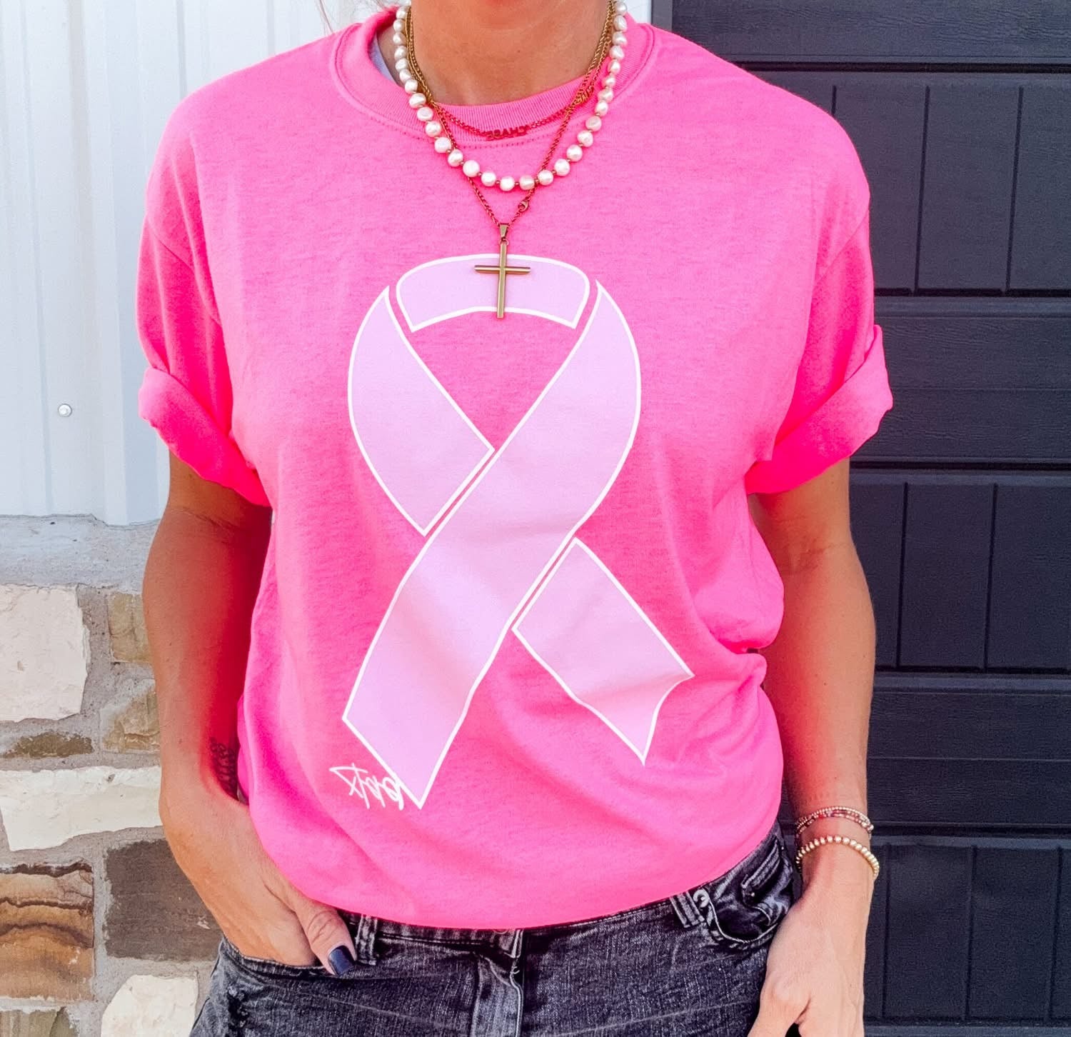 Pink Ribbon Tee