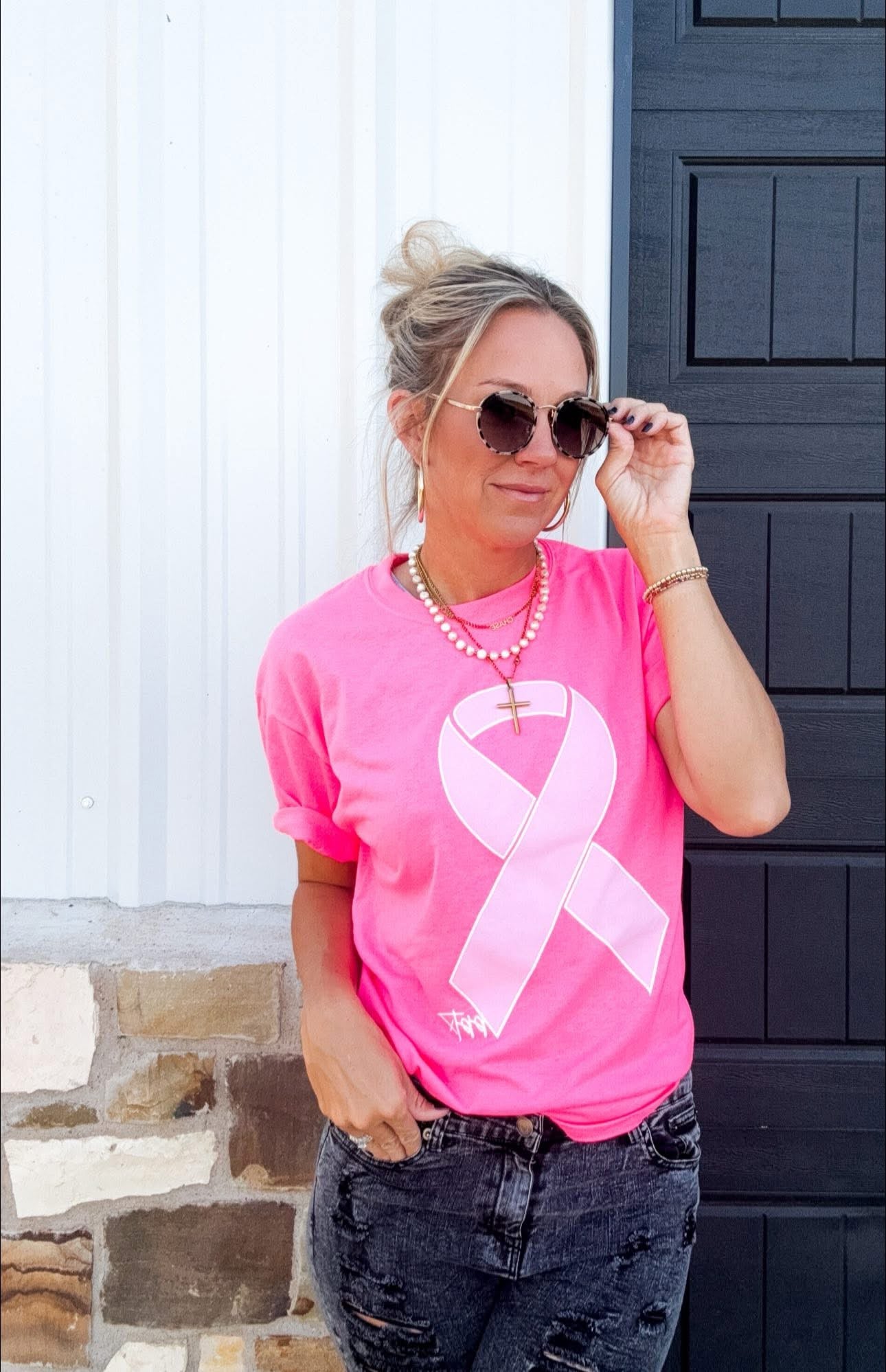 Pink Ribbon Tee