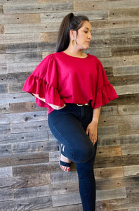 Stacie Ruffle Blouse